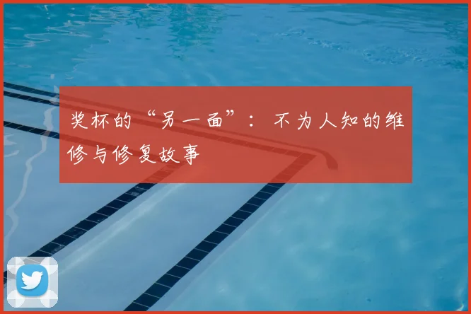 奖杯的“另一面”:不为人知的维修与修复故事