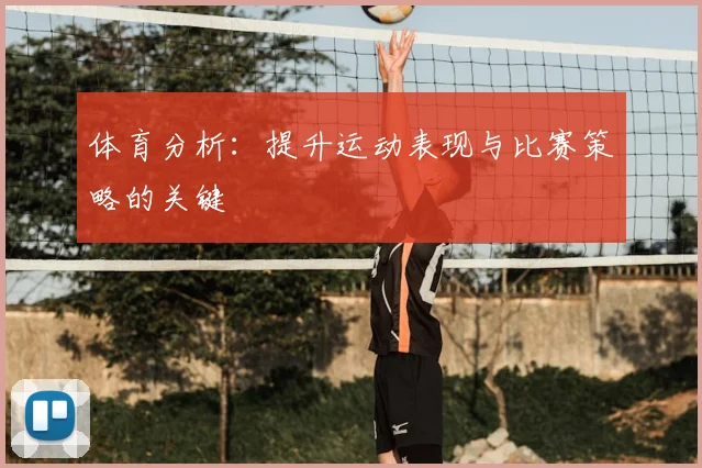体育分析：提升运动表现与比赛策略的关键